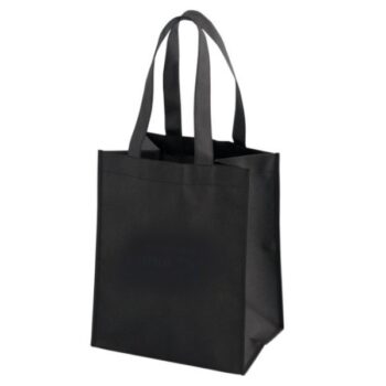 Non Woven Reusable Shopping Bag Black